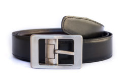 Cinturón reversible negro