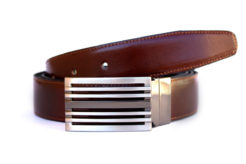 Cinturón reversible marrón